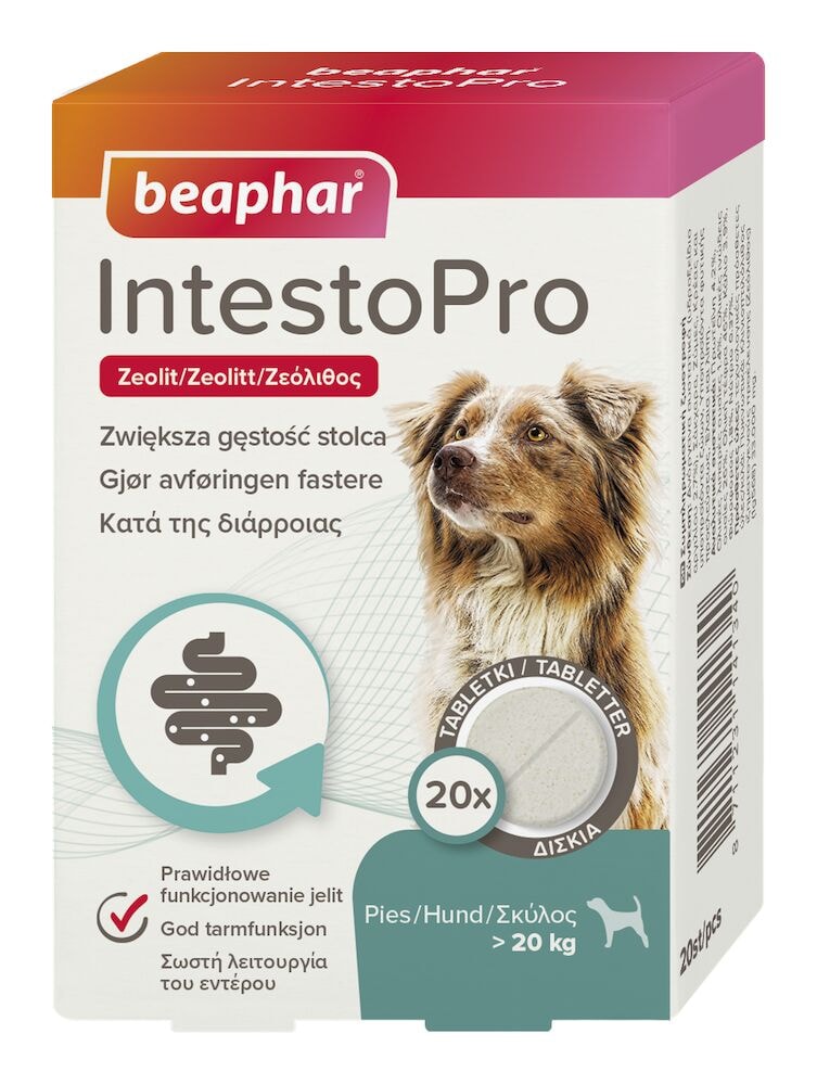 Beaphar IntestoPro Tabletter Hund >20kg 20 tabletter