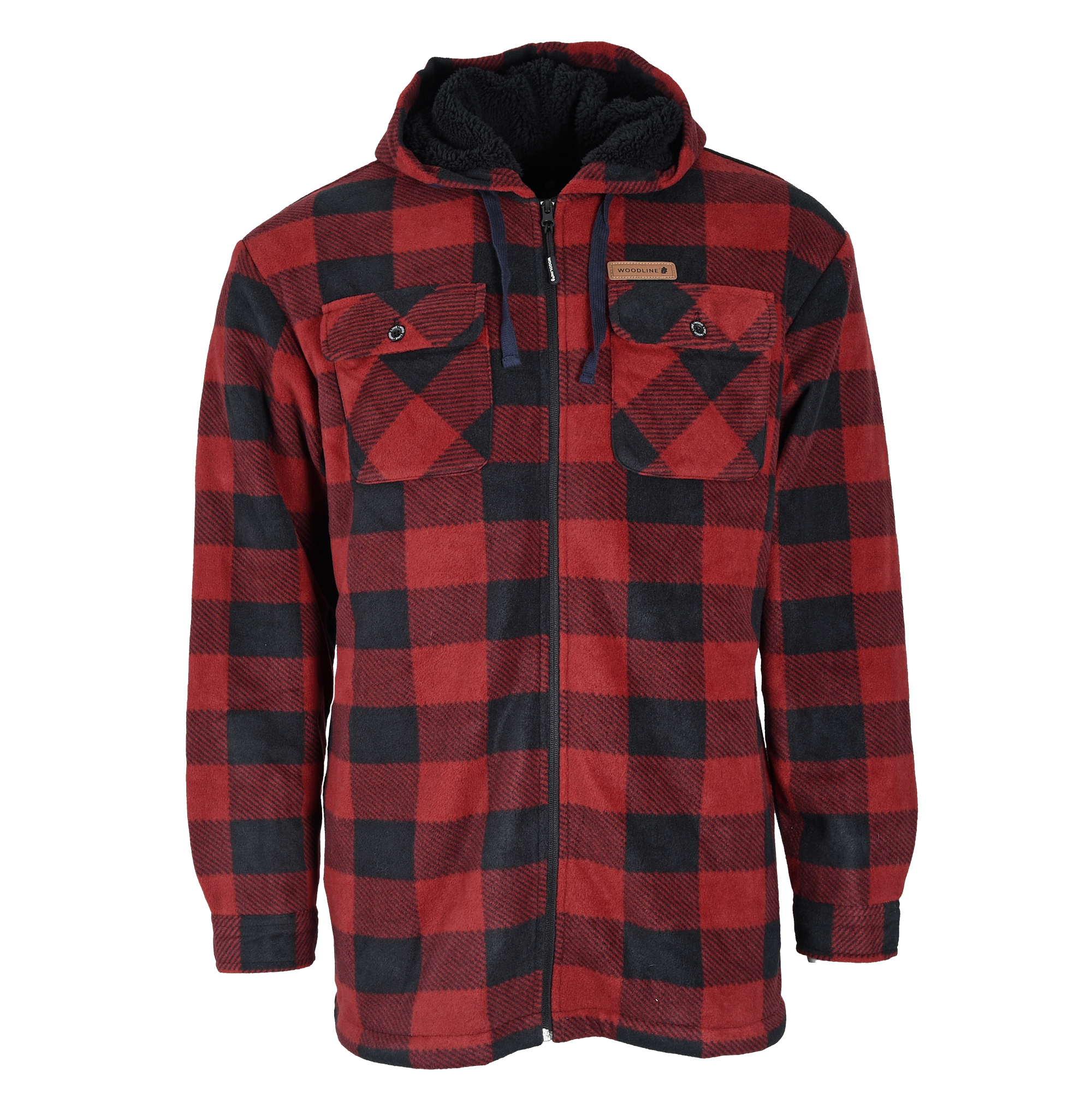 Woodline Fleecetakki Canada Punainen 3XL