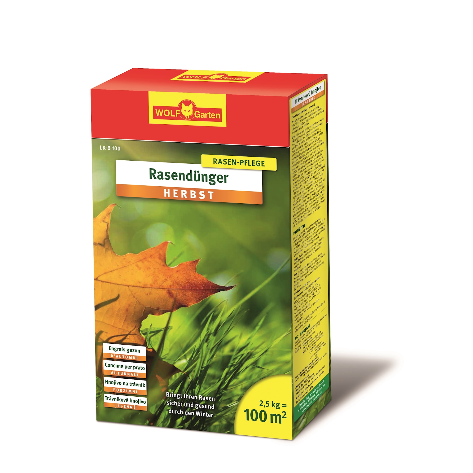 WOLFGarten Herbstdünger Rasen 2,5 kg Rasensamen und Dünger MKNorth