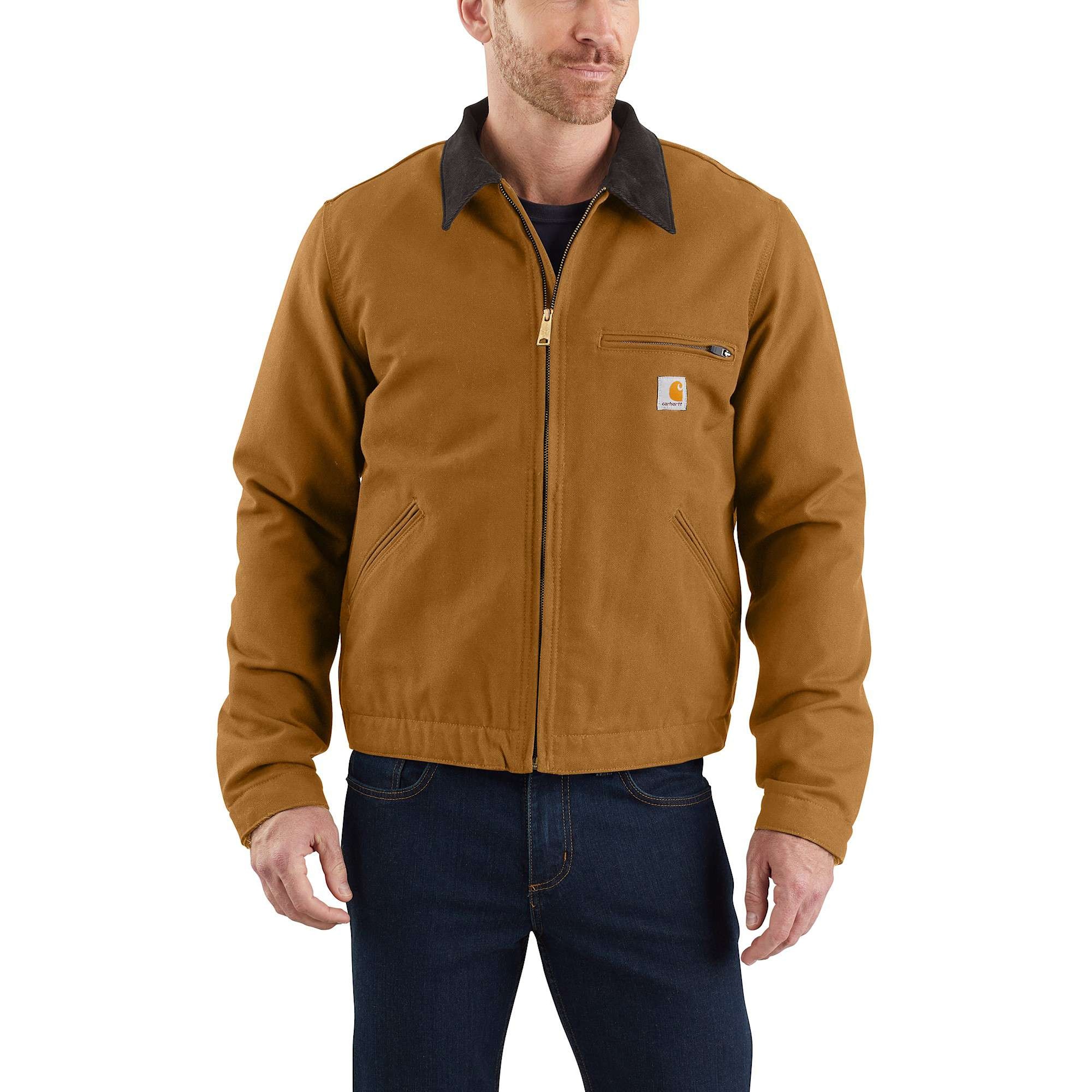 Carhartt Duck Detroit Jacka Herr Carhartt® Brown XXL