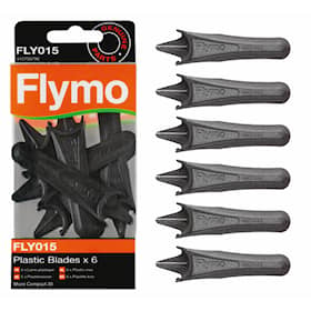 Flymo Kniv, 6 St. Plast